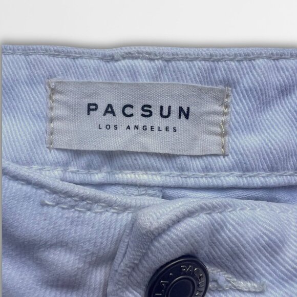 Pacsun Mom Shorts Denim Blue Size 28 - Picture 7 of 8